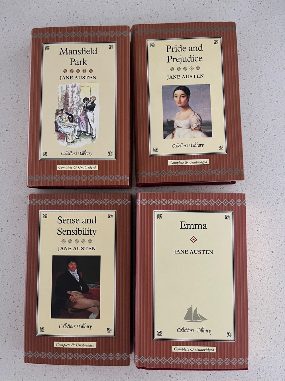 Jane Austen Classics! Emma Sense & Sensibility Mansfield Park Pride & Prejudice